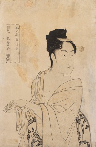 Zonder titel door Kitagawa Utamaro